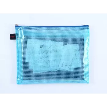 FOLDERSYS 10 A5 tõmblukuga kotid, läbipaistev PVC