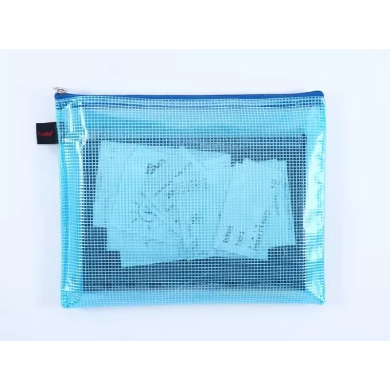 FOLDERSYS 10 A5 tõmblukuga kotid, läbipaistev PVC