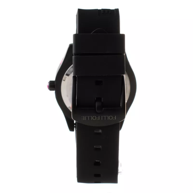 Folli Follie Donatella naiste kvartskell 40mm roosakuldne roostevaba teras roosa nahk