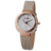 FOLLI FOLLIE Donatella naiste kvartskell WF13B032SPI 35mm roostevabast terasest korpus valge sihverplaat roosa nahast rihm