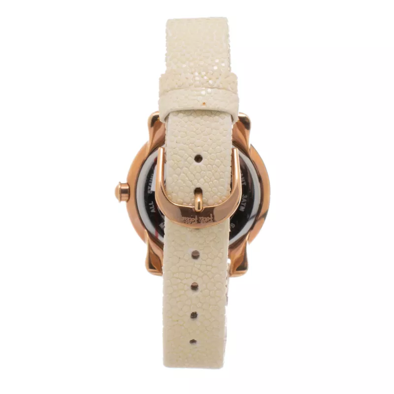 FOLLI FOLLIE Donatella Naiste Kvartskell WF14B002SPS 35mm Roosakuldne Roostevaba Teras Roosa Nahk