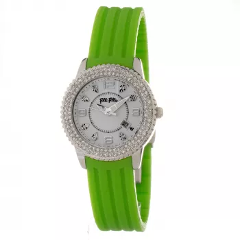 Folli Follie Donatella naiste kvartskell WF5T003ZTWV 33mm valge nahk