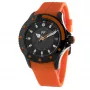 Folli Follie Dynamic Men's Quartz Analog Watch 40mm Stainless Steel Case Black Dial Leather Strap