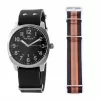 FOLLI FOLLIE MAN WF14T001SDNN 42mm Analoog Kvartskell Must Nahk