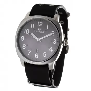 FOLLI FOLLIE Unisex Watch WT14T0015DFDF 40mm Stainless Steel White Leather