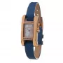 Folli Follie WF13B064SPWA naiste kvartskell analoog - valge nahkrihm, 34mm roosakuldne korpus