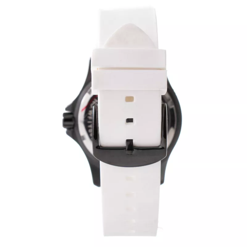 Folli Follie Woman WF1Y002ZDW 42mm Quartz Analog Watch White Leather Strap