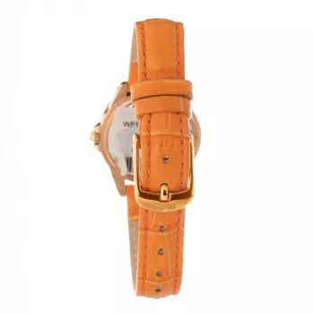 FOLLI FOLLIE Naiste Kell WF13B071STN 30mm Roosakuldne Roostevaba Teras & Beež Nahk