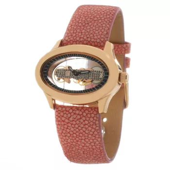 FOLLI FOLLIE Women's Watch WF1R016SSK 40mm Stainless Steel Quartz Analog White Dial Silver Bracelet