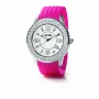 Folli Follie naiste käekell WF5T045ZTR 38mm roosakuldne roostevaba teras punane nahk