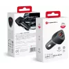 Forcell Carbon CC50-1A1C 38W Autolaadija USB-C PD 3.0 + USB-A QC 3.0 Must