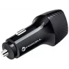 Forcell Carbon CC50-1A1C 38W Autolaadija USB-C PD 3.0 + USB-A QC 3.0 Must