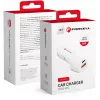 Forcell Carbon CC50-1A1C 38W USB-C PD + USB-A QC 3.0 autolaadija - valge