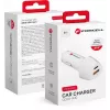 Forcell Carbon CC50-1A1C 38W USB-C PD + USB-A QC 3.0 autolaadija - valge