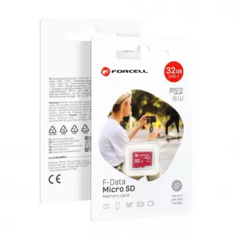 Forcell F-DATA 32GB microSDHC UHS-I U3 Class 10 mälukaart