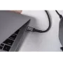 Forcell F-Energy Cafule USB-C to USB-C kaabel 0,5 m 240 W 5A PD QC 4.0 Punutud must