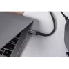 FORCELL F-Energy Cafule USB-C to USB-C kaabel 1.2m 240W 5A PD QC 4.0 Punutud must