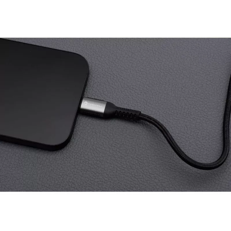 Forcell F-Energy Cafule USB-C to USB-C kaabel 3m 240W PD 3.1 QC 4.0 punutud must
