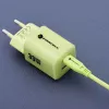 Forcell F-Energy GaN III VT-41 33 W GaN seinilaadija, 1x USB-C PD 3.0/PPS ja 1x USB-A QC 4.0, roheline