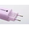 Forcell F-Energy GaN III VT-41 33W 1x USB-C 1x USB-A PD 3.0 QC 4.0 seinadapter, lilla