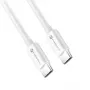 Forcell F-Energy USB-C to USB-C kaabel QC4.0 PD 5A 100W 3m Valge C339
