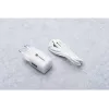 Forcell VT-41 GaN III 33W seinadapter 1x USB-C PD 3.0 & 1x USB-A QC 4.0 (valge)