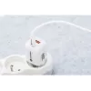 Forcell VT-41 GaN III 33W seinadapter 1x USB-C PD 3.0 & 1x USB-A QC 4.0 (valge)