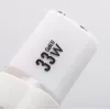 Forcell VT-41 GaN III 33W seinadapter 1x USB-C PD 3.0 & 1x USB-A QC 4.0 (valge)