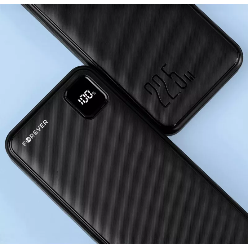 Forever Power Bank TB-300L PD QC 22.5W 20000 mAh Must