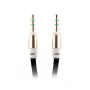 FOREVER Universaalne AUX-kaabel 3,5 mm isane-isane, 1 m, must