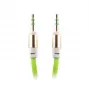 Forever Universal AUX-kaabel 3,5mm Roheline 1m