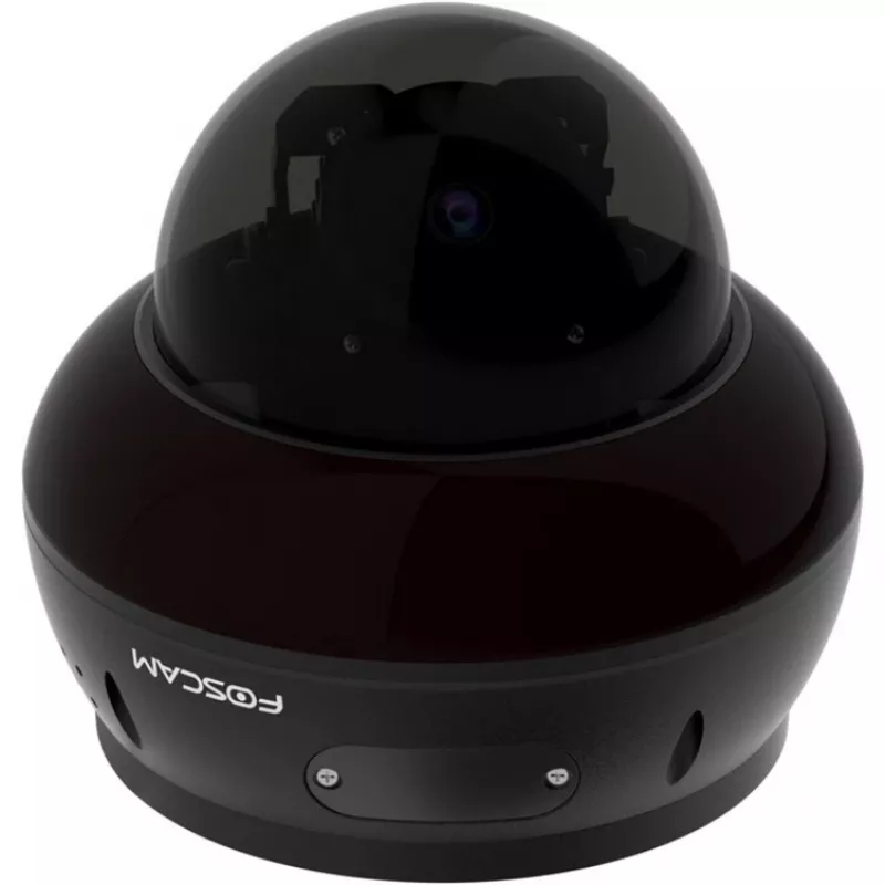 Foscam D8ET IP Valvekaamera Must 8MP (3840x2160), PoE, PT-funktsioon, AI-toega tuvastus, IK10 vandalismikaitse