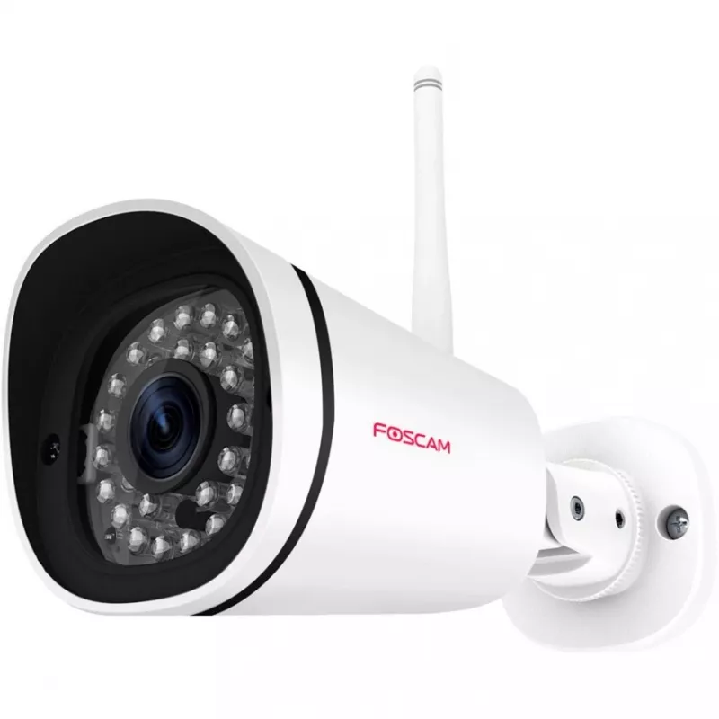 FOSCAM FN7108W-B4-1T 8-kanaliline juhtmevaba NVR turvasüsteem 4x FI9910W 1080P kuulkaameraga, 1TB HDD, valge