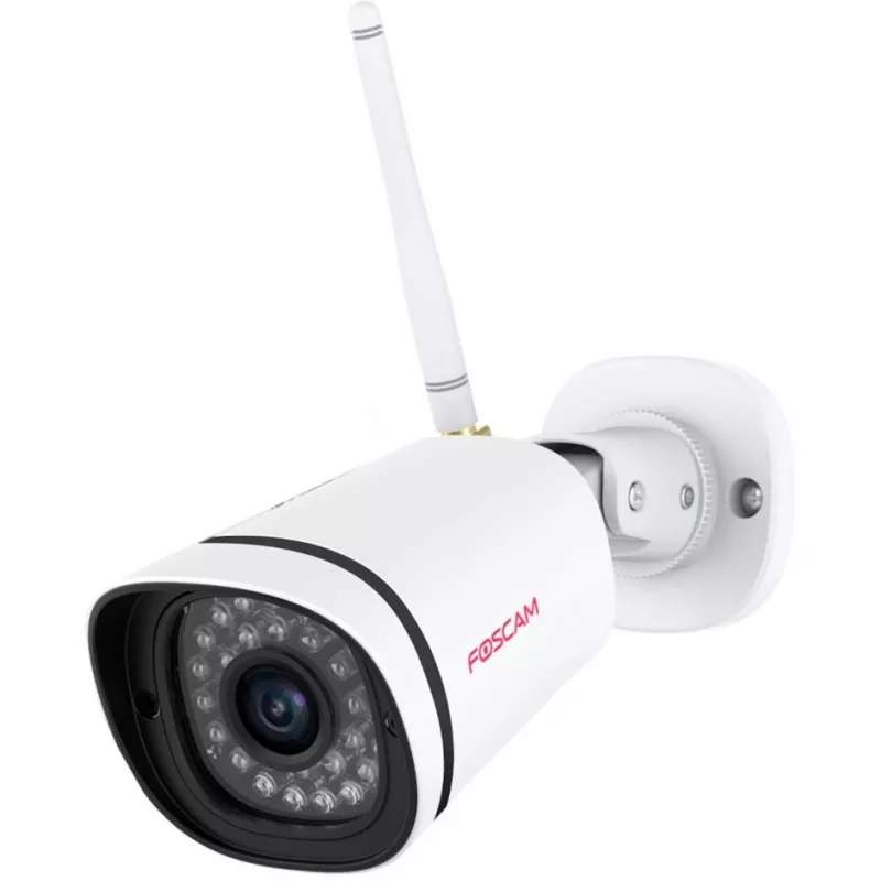 FOSCAM FN7108W-B4-1T 8-kanaliline juhtmevaba NVR turvasüsteem 4x FI9910W 1080P kuulkaameraga, 1TB HDD, valge