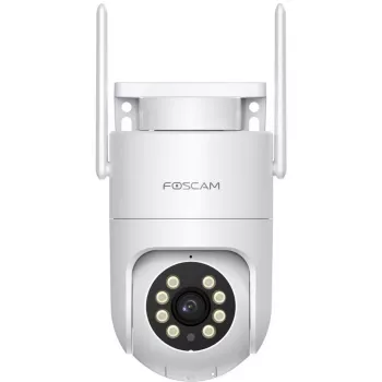 Foscam PD8 juhtmevaba valvekaamera valge 8MP (3840x2160), WiFi 6 kaheriba, millimeeterlaine radar, 360° automaatjälgimine, pan & tilt