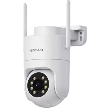 Foscam PD8 juhtmevaba valvekaamera valge 8MP (3840x2160), WiFi 6 kaheriba, millimeeterlaine radar, 360° automaatjälgimine, pan & tilt