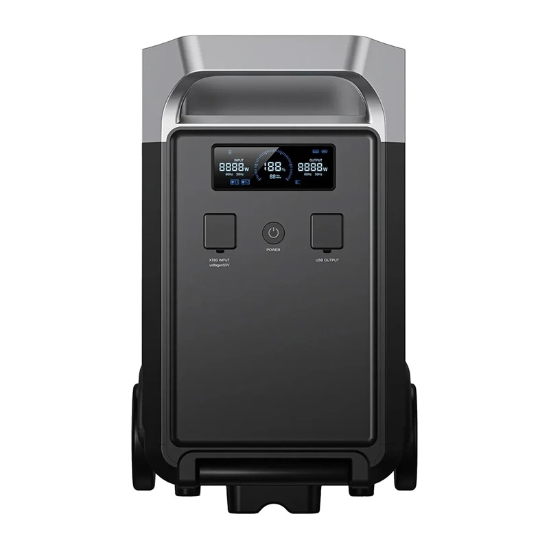 FOSSIBOT FB3840 3840Wh LiFePO4 kaasaskantav elektrijaam 2200W puhas siinuslaine vahelduvvoolu väljund, päikeseenergiaks valmis, laiendatav aku