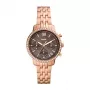 Fossil Carlie Mini Women's Quartz Watch ES5218 36mm Rose Gold-Tone Stainless Steel