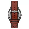Fossil FS5799 Meeste minimalistlik kvartskell 44mm musta nahast rihmaga