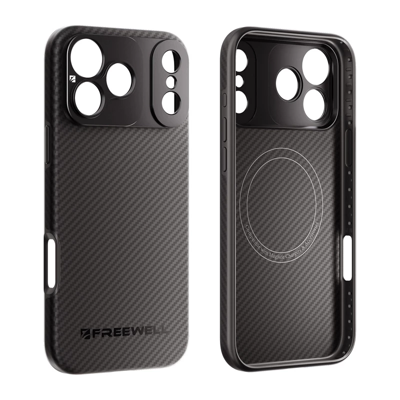 Freewell Sherpa seeria iPhone 17 Pro Max ümbris 17mm keermega kinnitusega
