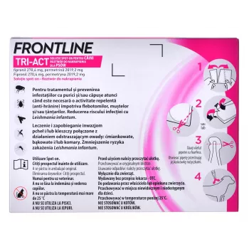 FRONTLINE Tri-act L 20-40 kg - Parasiiditilgad koertele - 3 x 4 ml