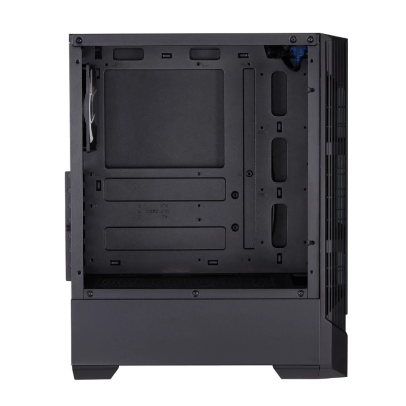 FSP CMT260 ATX Mid-Tower mängukorpus - karastatud klaas, must
