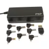 FSP NB 45W universaalne Ultrabooki adapter - 19V 2.37A, 8 otsikut, must