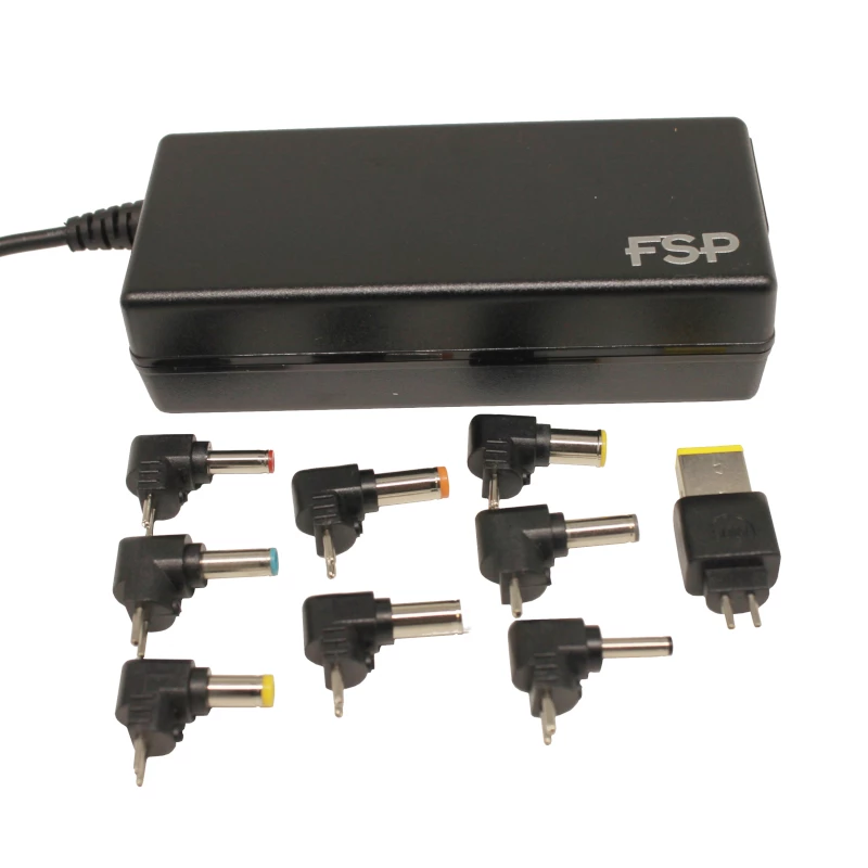 FSP NB 45W universaalne Ultrabooki adapter - 19V 2.37A, 8 otsikut, must
