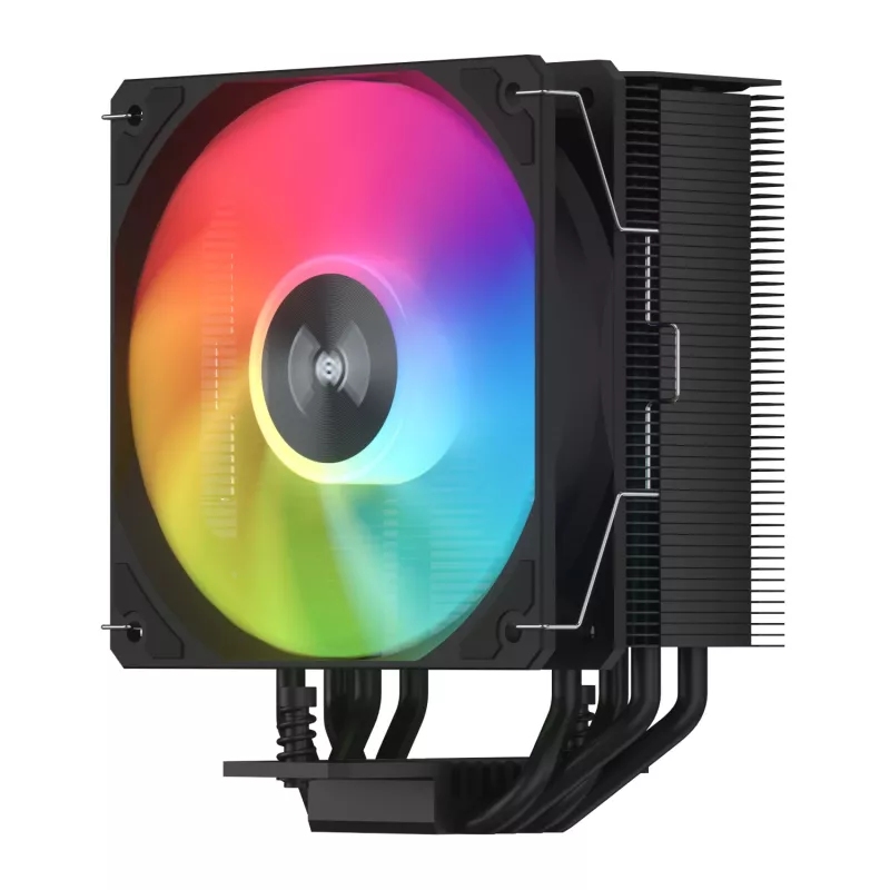 FSP NP5-BA 120mm PWM ARGB protsessori õhujahuti – must