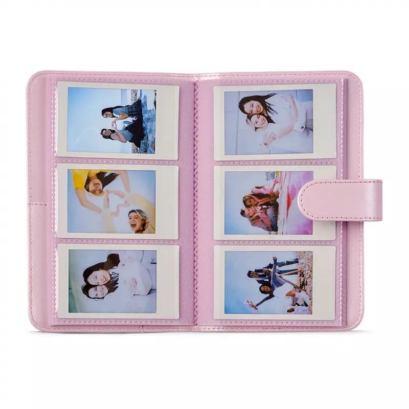 Fujifilm Instax Mini Album Candy Pink – 64-Pocket Photo Album for Instax Mini Photos