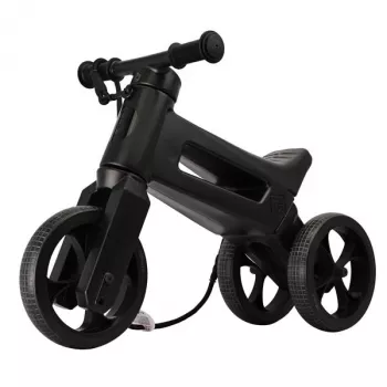 FUNNY WHEELS Rider Super tasakaaluratas, üleni must, eriväljaanne