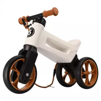 FUNNY WHEELS Rider Super tasakaaluratas, pärl / pruun