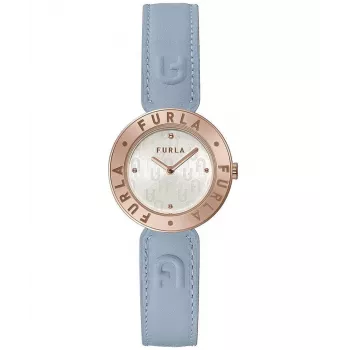 FURLA Arco Chain Naiste Kvartskell 30mm Hõbedane Roostevaba Teras