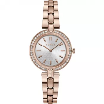 FURLA Arco Chain naiste kvartskell WW00002003L3 34mm hõbedane roostevaba teras